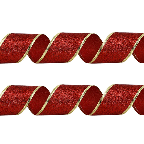 Christmas Glitter Ribbon Cloth Mechanical Holiday Party Decoration