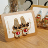 Christmas Hairpin Sweet Festival Style Mixed Material Elk Snowflake Bb Clip For Women