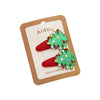 Christmas Hairpin Sweet Festival Style Mixed Material Elk Snowflake Bb Clip For Women