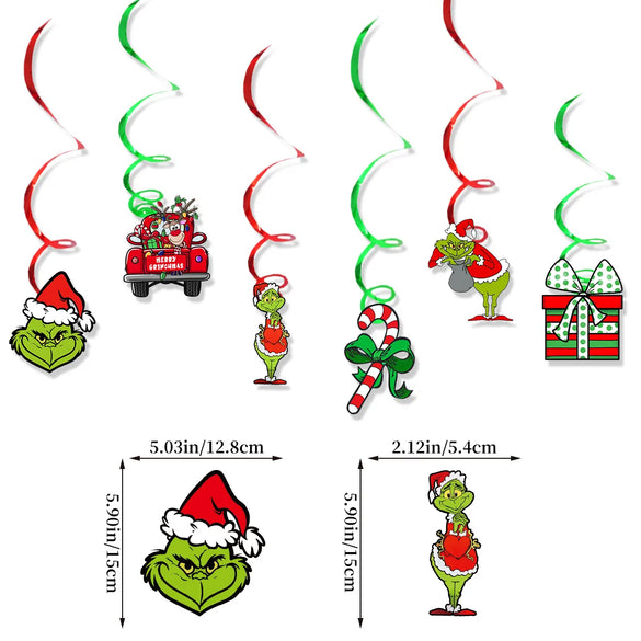 Christmas IG Style Funny Letter Monster Paper Party Festival Decorative Props