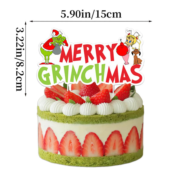 Christmas IG Style Funny Letter Monster Paper Party Festival Decorative Props