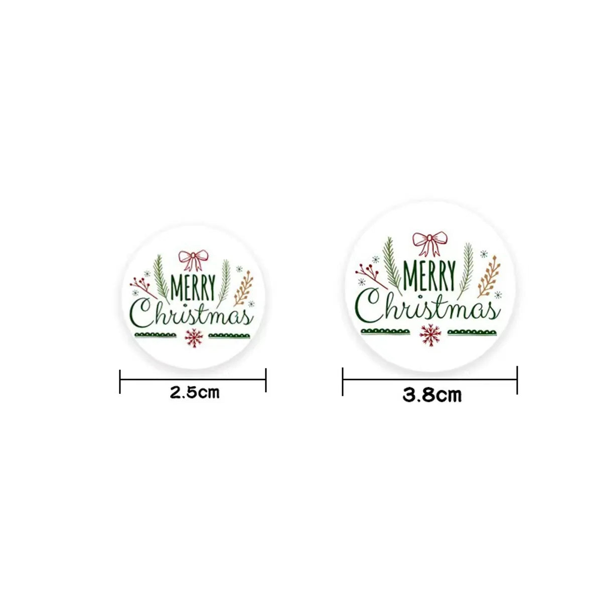 Christmas Letter Paper Party Gift Stickers