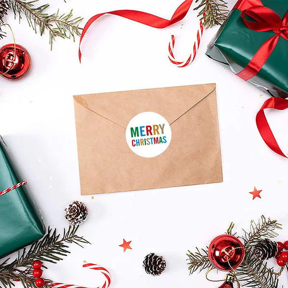 Christmas Letter Paper Party Gift Stickers