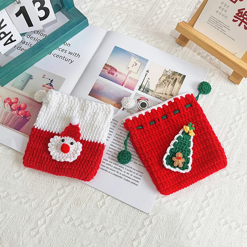 Christmas Nordic Style Cute Christmas Tree Santa Claus Snowflake Cloth Party Festival Gift Bags