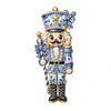 Christmas Nutcracker Soldier Brooch For Women Electroplated Alloy Enamel Cartoon Character Pin With Glaze Drip Finish