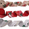 Christmas Ribbon Cloth Cartoon Style For Decorations And Gift Box Packaging