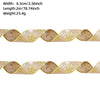 Christmas Ribbon Ornaments Cloth Material Pine Cone Snowflake Style