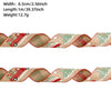 Christmas Ribbon Ornaments Cloth Material Pine Cone Snowflake Style