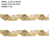 Christmas Ribbon Ornaments Cloth Material Pine Cone Snowflake Style
