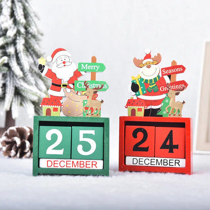 Christmas Simple Style Classic Style Letter Snowman Wood Holiday Daily Ornaments Decorative Props