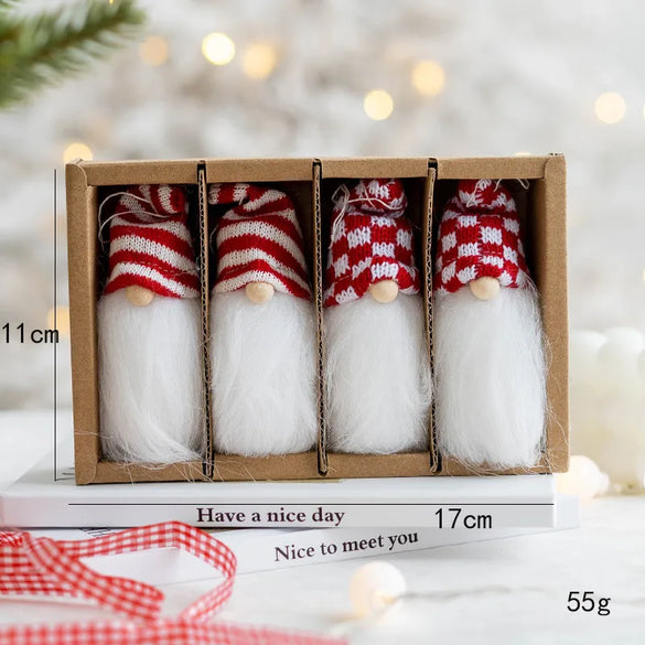 Christmas Simple Style Classic Style Santa Claus Cloth Holiday Daily Hanging Ornaments Decorative Props
