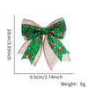 Christmas Small Double Layer Bow Gift Box Decoration Plaid Bow