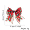 Christmas Small Double Layer Bow Gift Box Decoration Plaid Bow