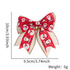 Christmas Small Double Layer Bow Gift Box Decoration Plaid Bow
