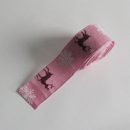 Christmas Snowflake Deer Cloth Party Gift Wrapping Supplies