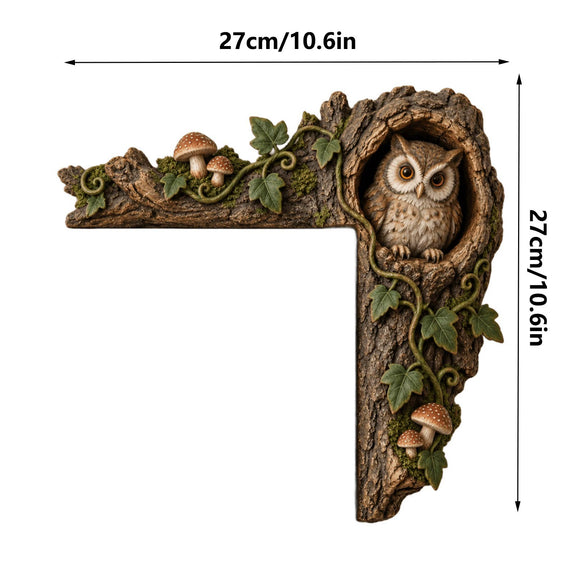 Christmas Snowman Door Frame Hanging Decoration Printed Boxwood Cartoon Ornament With Snowflakes And Pine Needle Details