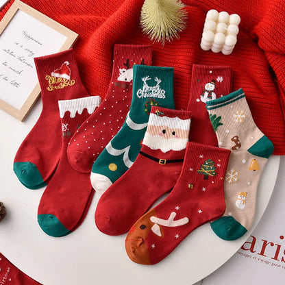 Christmas Socks Children Socks Autumn And Winter Red This Year Socks Couples Christmas Gifts Stockings Wholesale