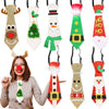 Christmas Tie With Cartoon Santa Elk Christmas Tree Snowman For Children As Party Costume Accessories And Gift