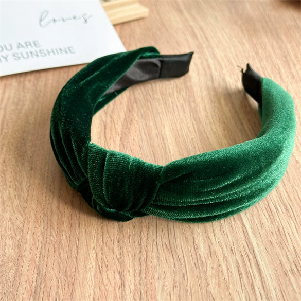 Christmas Velvet Handmade Hair Band For Women