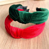 Christmas Velvet Handmade Hair Band For Women