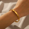 Classic Couple Bracelet In Titanium Steel And Stainless Steel With Star Pattern And Full Diamond Design