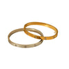 Classic Couple Bracelet In Titanium Steel And Stainless Steel With Star Pattern And Full Diamond Design