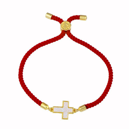 Classic Cross Jewelry Pull Red Rope Nhas128382