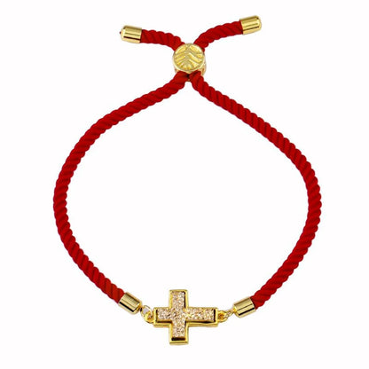 Classic Cross Jewelry Pull Red Rope Nhas128382