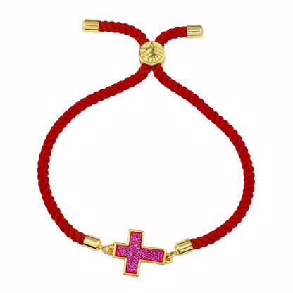 Classic Cross Jewelry Pull Red Rope Nhas128382