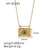Classic Freshwater Pearl Ochain Strip Necklace In Titanium Steel And Stainless Steel With Cartoon Character And Geometric Pattern Electroplated Unisex