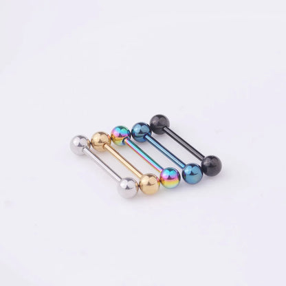 Fashion Geometric Stainless Steel Plating No Inlaid Tongue Nail