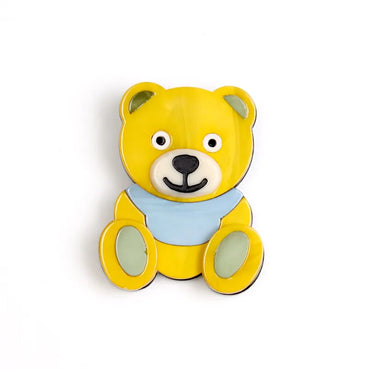 Classic Style Bear Arylic Printing Unisex Brooches