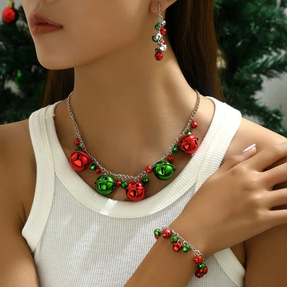 Classic Style Bell Alloy Plating Women'S Bracelets Earrings Necklace