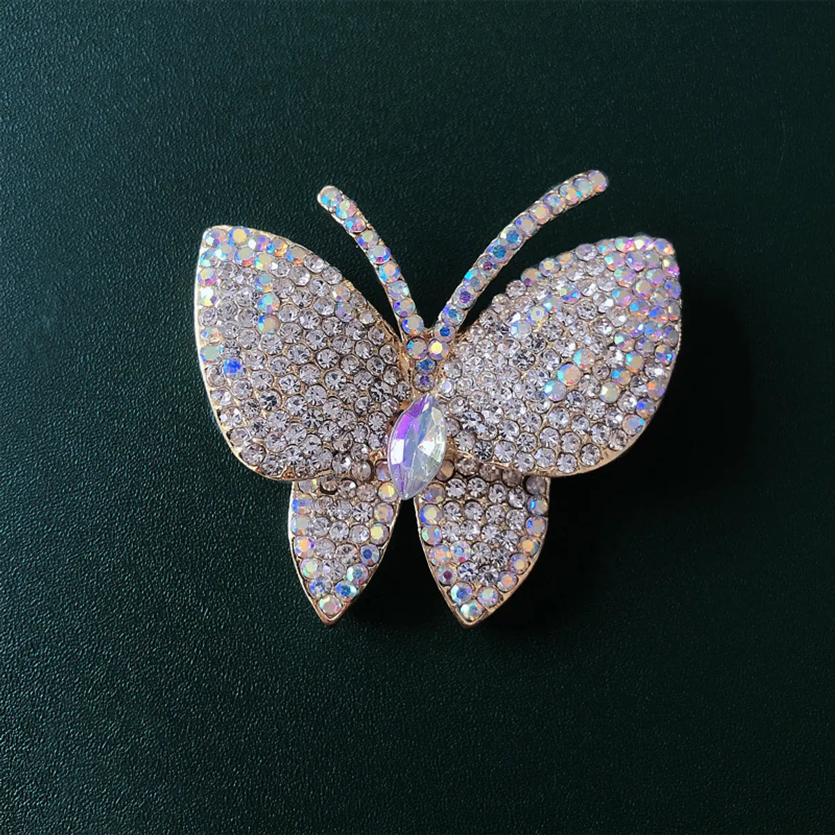 Classic Style Butterfly Alloy Rhinestone Women'S Brooches