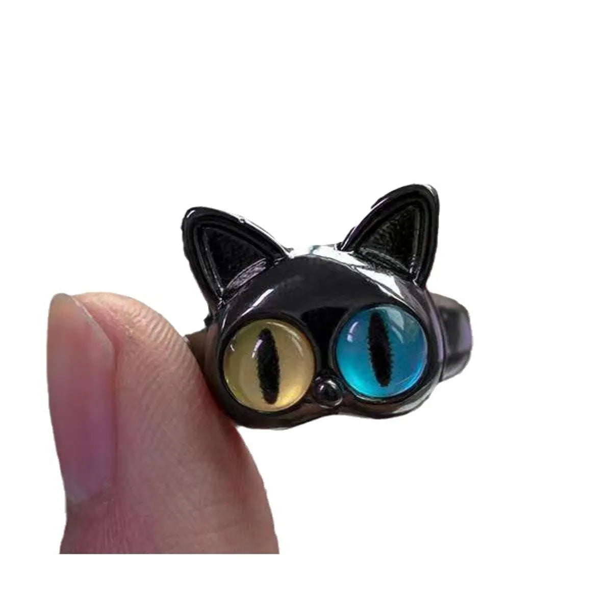 Classic Style Commute Cat Alloy Inlay Opal Women's Rings