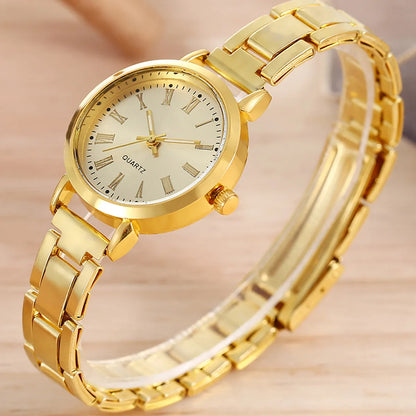 Classic Style Commute Cross Single Folding Buckle Quartz Women'S Watches