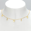 Classic Style Commute Heart Shape Rhombus Sterling Silver Plating Gold Plated Necklace