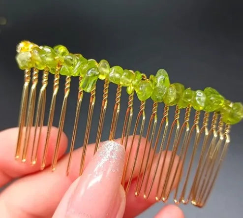 Classic Style Commute Irregular Artificial Crystal Handmade Insert Comb