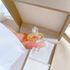 Classic Style Crown Brass Gold Plated Artificial Gemstones Open Rings In Bulk