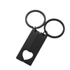 Classic Style Customization Laser Engraving Heart Shape 201 Stainless Steel Plating Unisex Bag Pendant Keychain