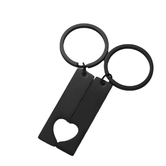 Classic Style Customization Laser Engraving Heart Shape 201 Stainless Steel Plating Unisex Bag Pendant Keychain