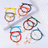 Classic Style Customization Laser Engraving Heart Shape 201 Stainless Steel Rope Cord String String Bracelets Wholesale