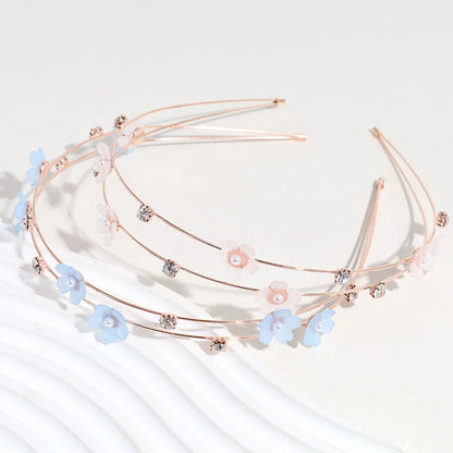 Classic Style Flower Alloy Hair Band