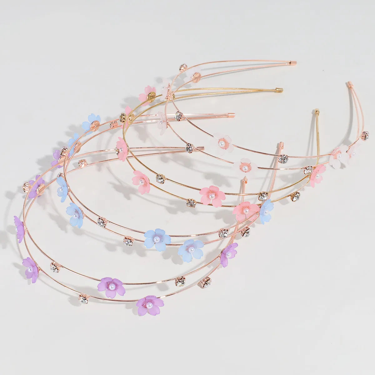 Classic Style Flower Alloy Hair Band