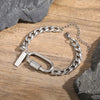 Classic Style Geometric 201 Stainless Steel Men'S Bracelets Men Chain Bracelets