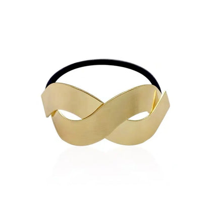 Classic Style Geometric Alloy Hair Tie