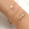 Classic Style Geometric Snake Copper Asymmetrical Zircon Bracelets