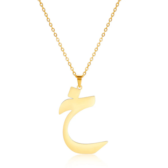 Classic Style Number Stainless Steel Pendant Necklace In Bulk