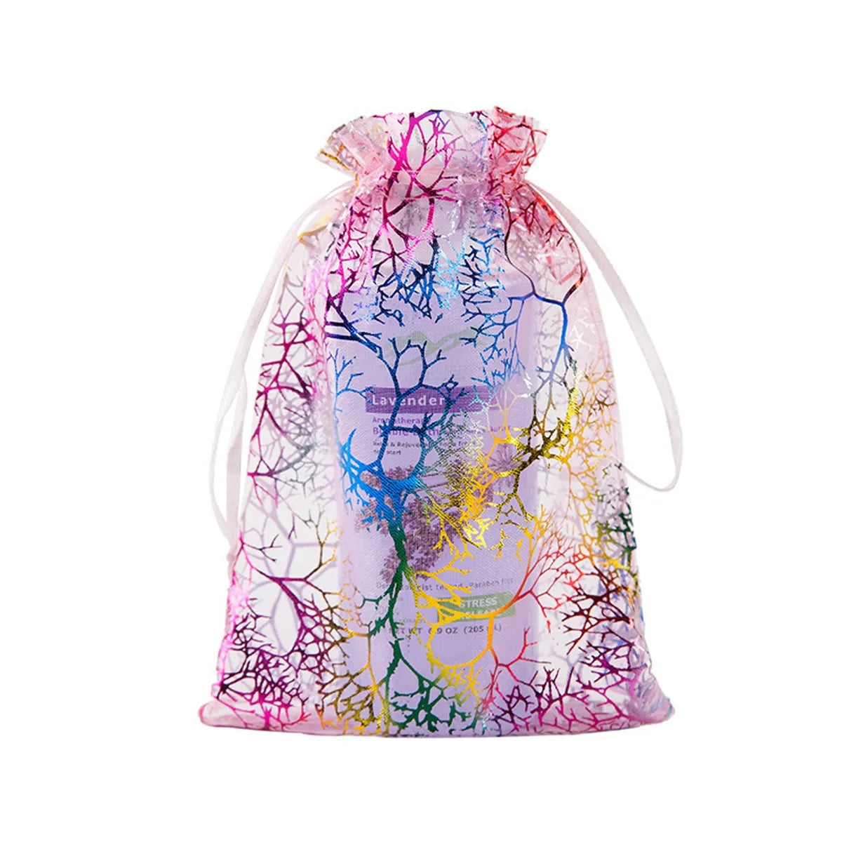 Classic Style Printing Organza Jewelry Packaging Bags