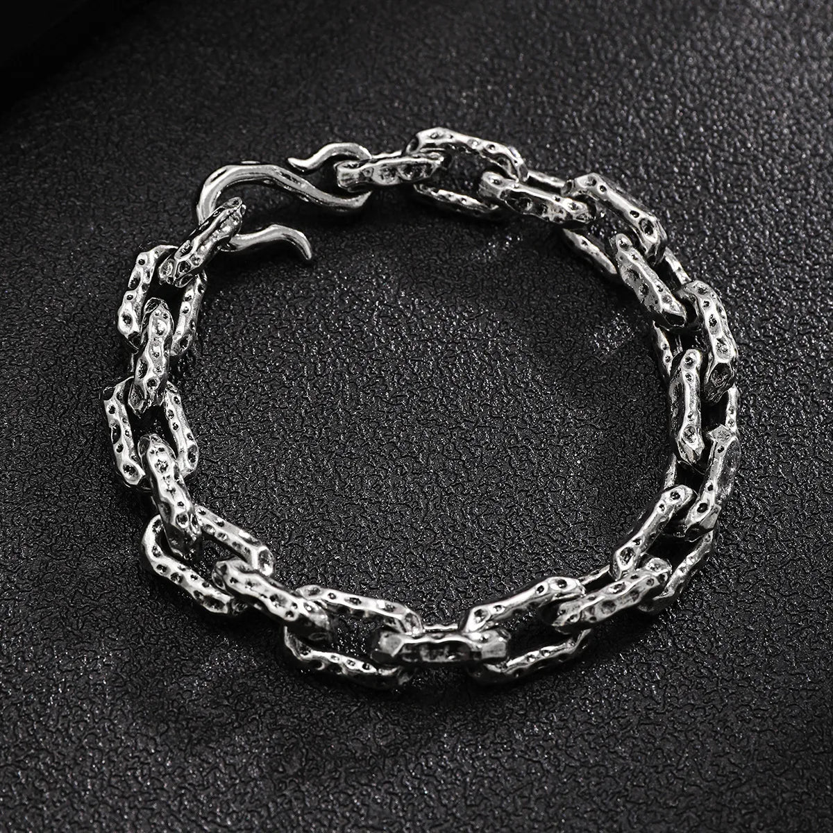 Classic Style Round Alloy Plating Men'S Bracelets